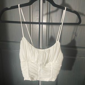 White Crop Top